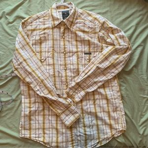 🍀 Lucky Brand western button down, small